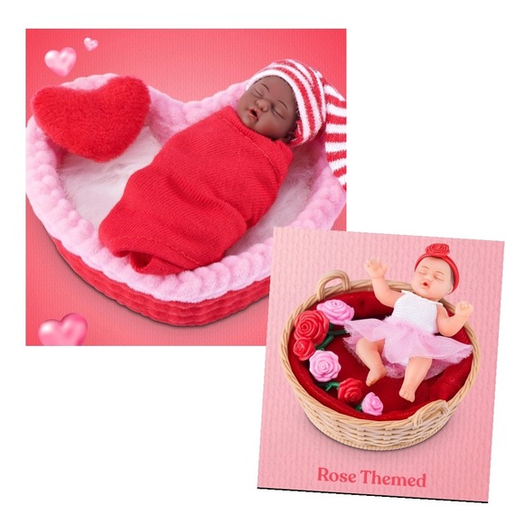 Zuru Other - Zuru My Mini Baby Sweet Hearts Surprise Capsules Set of 2 Heart & Rose Theme NEW